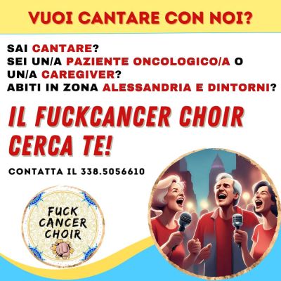 Vuoi cantare con noi? - Circolo Acli &quot;Fuck Cancer Choir&quot; (AL)
