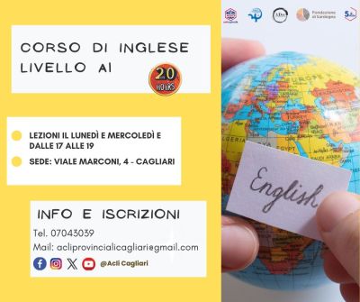 Corso di Inglese: Livello A1 - Acli Cagliari (CA)