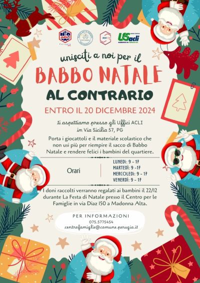 Babbo Natale al Contrario - Acli Perugia (PG)