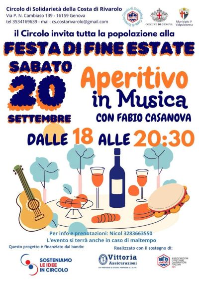 Festa di fine estate - Costa di Rivarolo (GE) - Circolo Acli Solidarietà (GE)