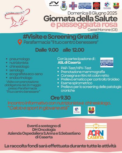 Giornata della salute e passeggiata rosa - Castel Morrone (CE) - Acli Caserta (CE)