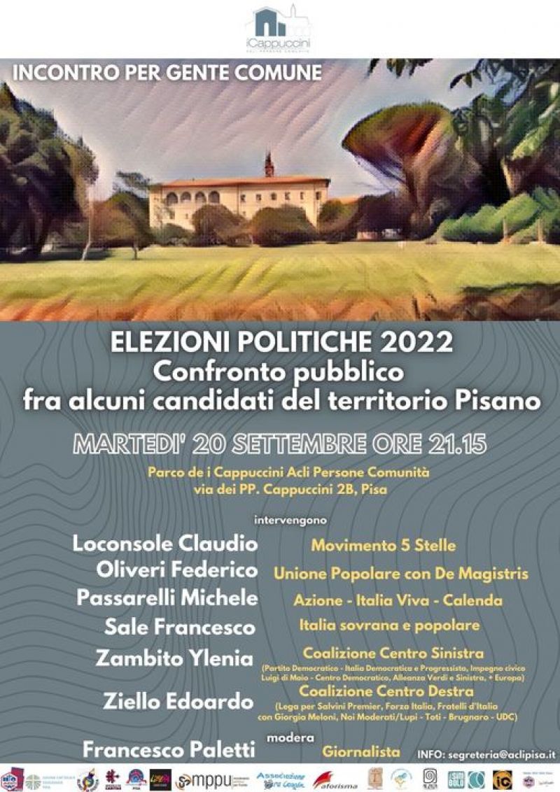 Elezioni politiche 2022 - Acli Pisa (PI)