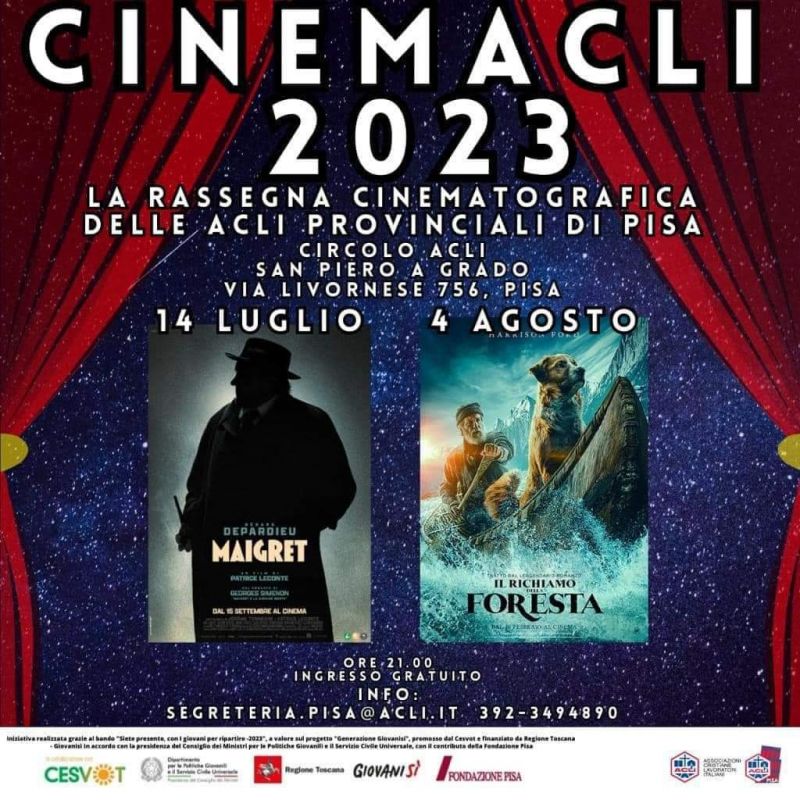 CinemAcli 2023: Il richiamo della foresta - Acli Pisa (PI)