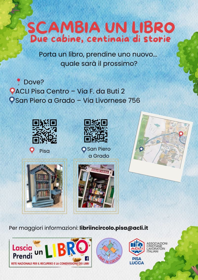 Scambia un libro - Pisa, San Piero a Grado - Acli Pisa e Lucca (PI)