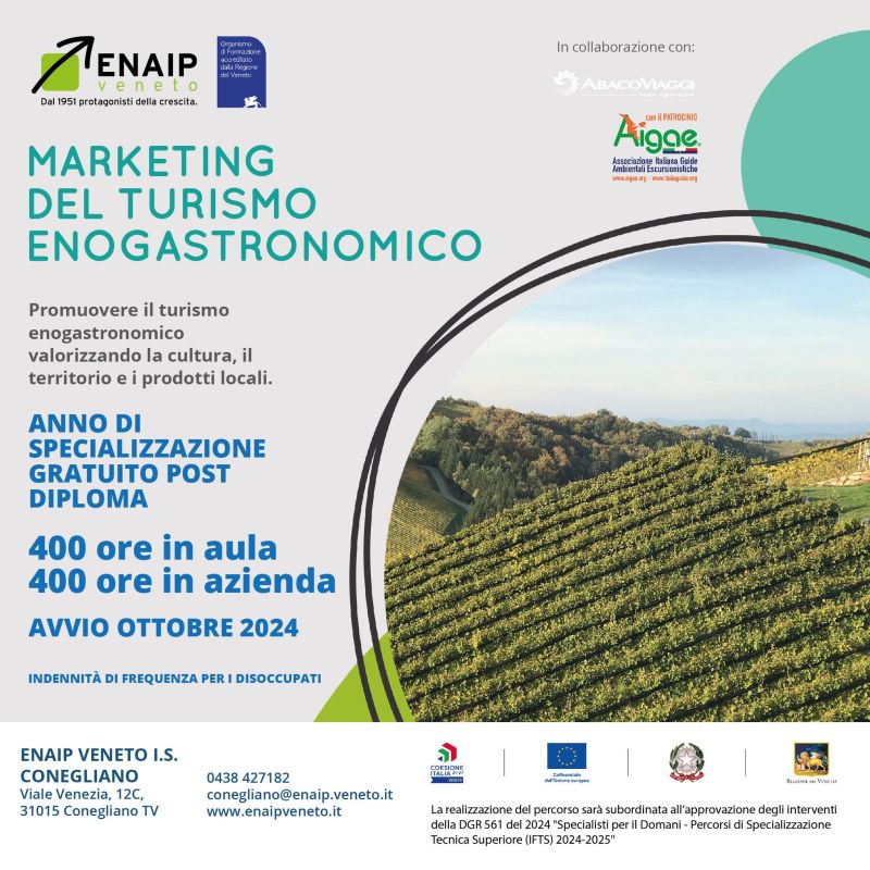 Marketing del Turismo Enogastronomico - Enaip Veneto