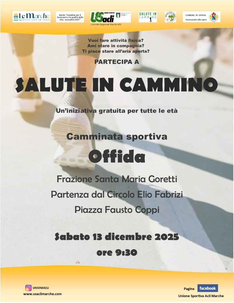 Salute in cammino - Offida - US Acli Marche