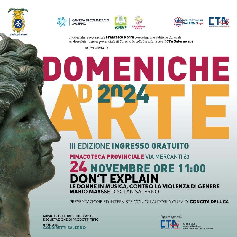 Domeniche ad Arte: Don't Explain - CTA Salerno e Acli Salerno (SA)