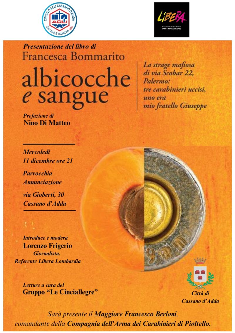 Presentazione del libro "Albicocche e sangue" - Circolo Acli Cassano d'Adda (MI)