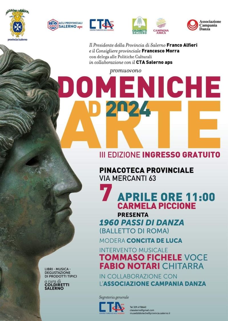 Domeniche ad Arte: Carmela Piccione presenta &quot;1960 Passi di Danza&quot; - Acli Salerno e CTA Salerno (SA)