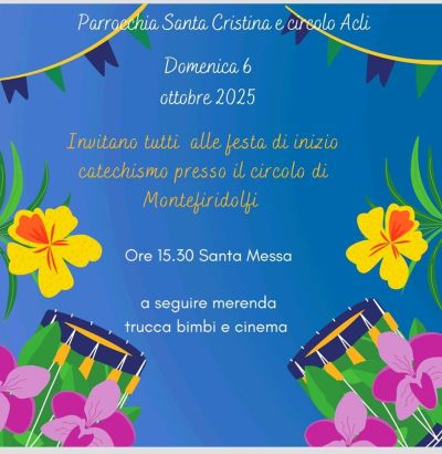 Festa di inizio catechismo - Circolo Acli Montefiridolfi (FI)