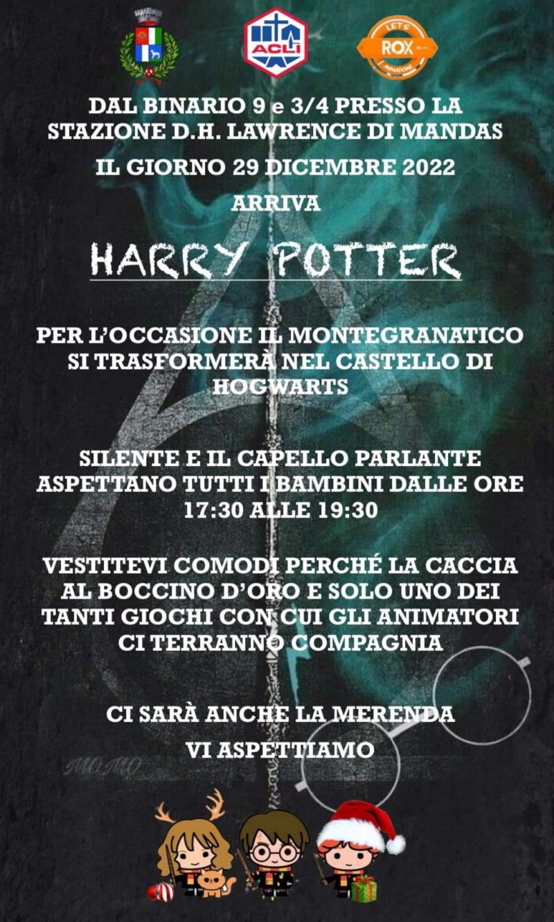 Arriva Harry Potter - Circolo Acli Mandas (CA)