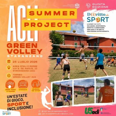 ACLI GREEN VOLLEY - SUMMER PROJECT - STARANZANO (GO) - US ACLI TRIESTE