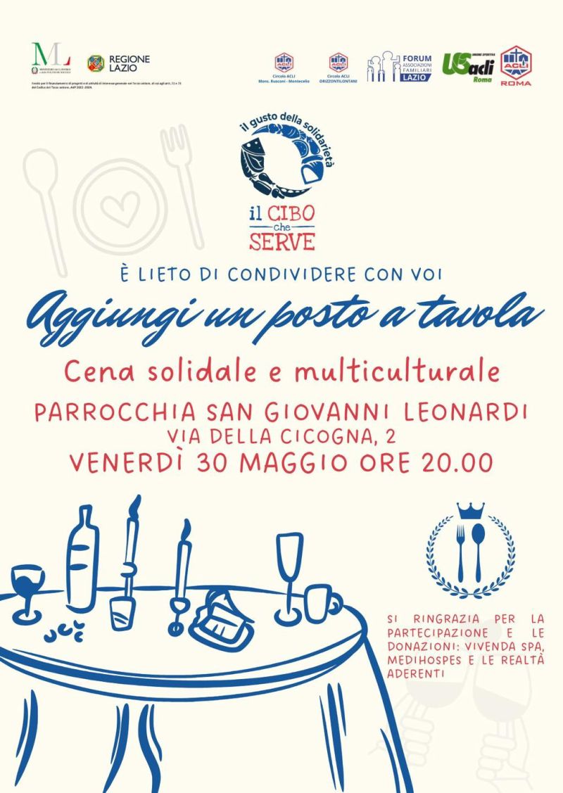 Aggiungi un posto a tavola - Acli Roma (Roma)