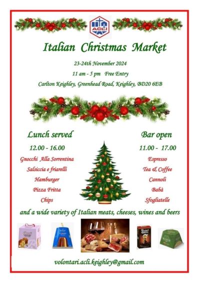 Italian Christmas Market - Circolo Acli Keighley (Inghilterra)