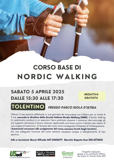 Corso Base di Nordic Walking - US Acli Marche