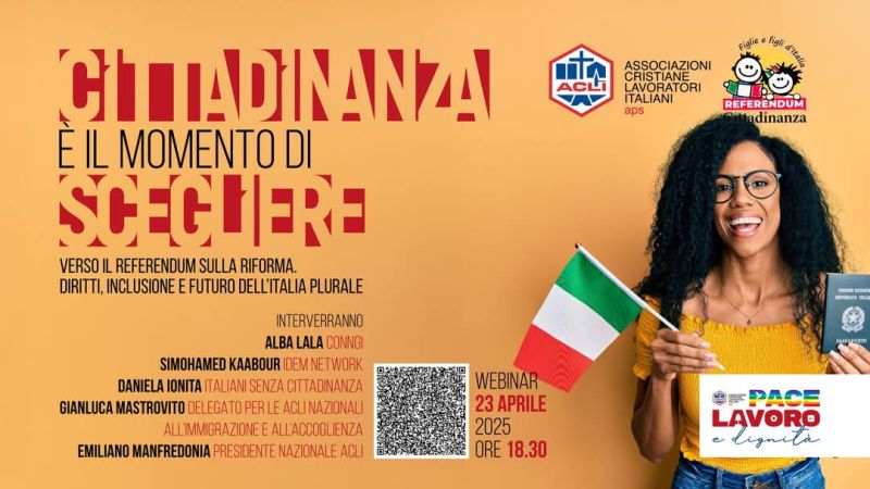 Cittadinanza: È il momento di scegliere