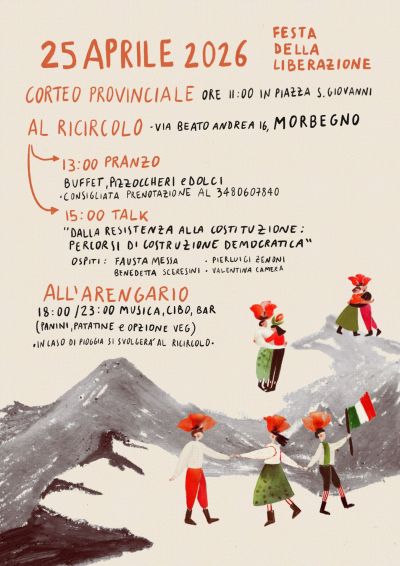 25 APRILE FESTA DELLA LIBERAZIONE - CORTEO - MORBEGNO (SO)
