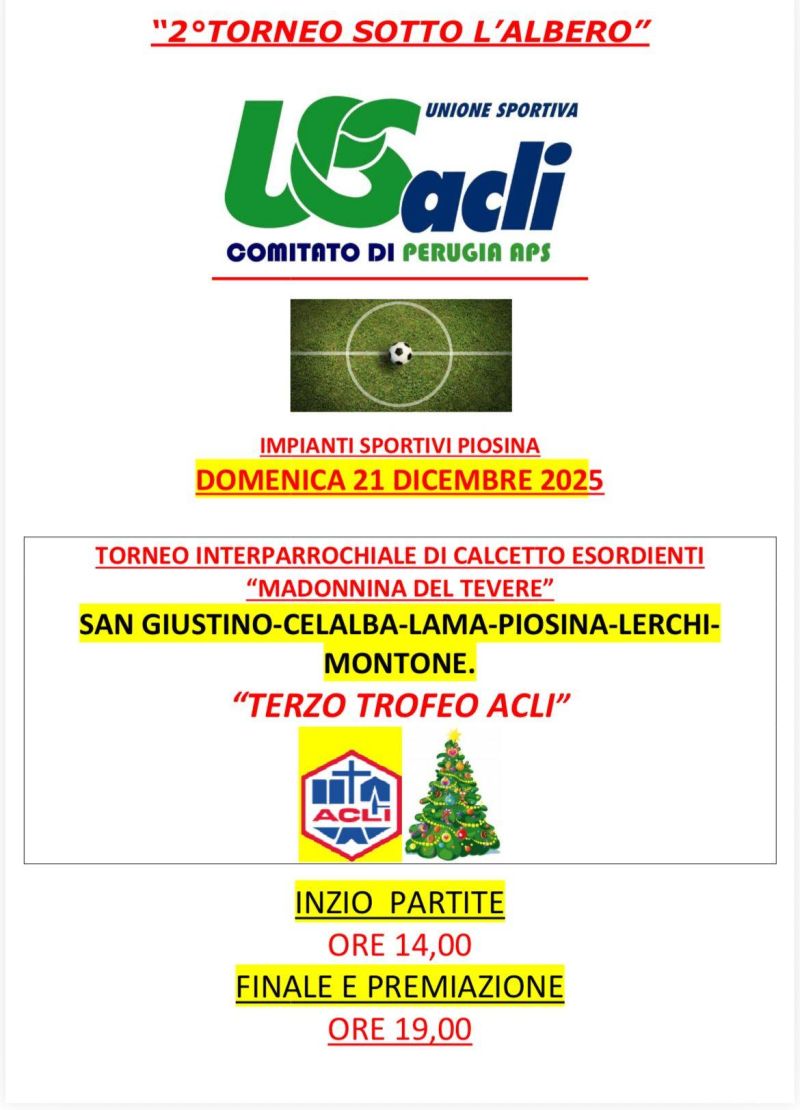 2° Torneo Sotto L'Albero - Perugia - US Acli Perugia (PG)