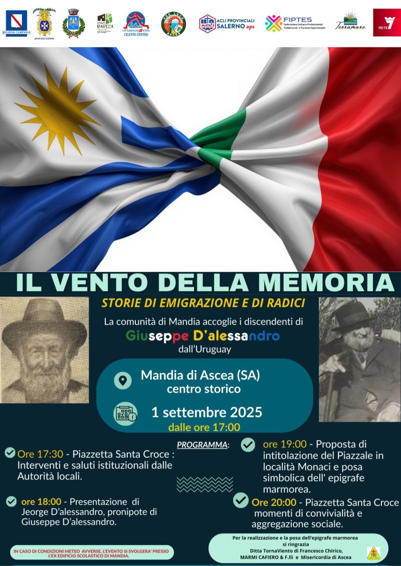 Il vento della memoria - Mandia di Ascea (SA) - Acli Salerno (SA)
