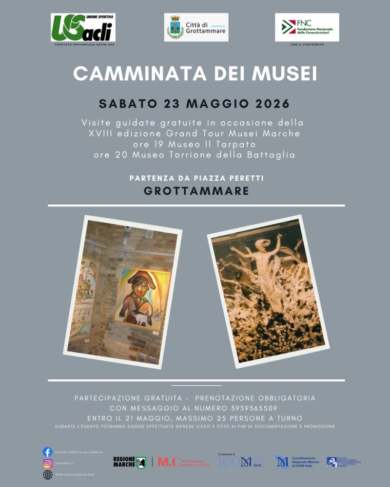 CAMMINATA DEI MUSEI - GROTTAMMARE (AP) - US ACLI MARCHE