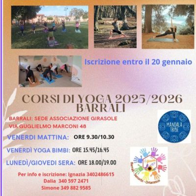 Corso di Yoga 2025/2026 - Circolo Acli Girasole (CA)