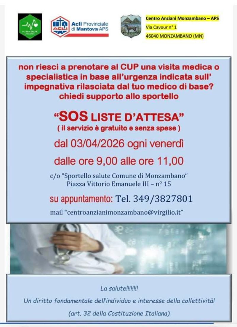 SOS LISTE D'ATTESA - MANTOVA
