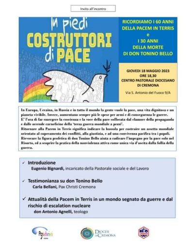 In piedi costruttori di pace - Acli Cremona (CR)