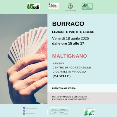 Burraco: Lezioni e partite libere - US Acli Marche