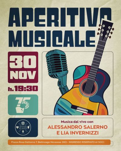 Aperitivo musicale - Bellinzago - Circolo Acli Bellinzago (NO)