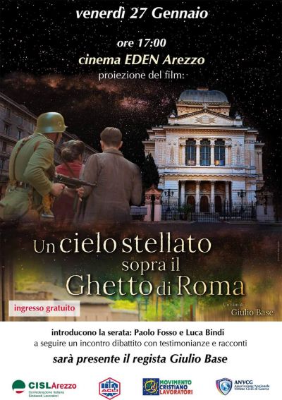 Proiezione fil &quot;Un cielo stellato sopra il Ghetto di Roma&quot; - Acli Arezzo (AR)