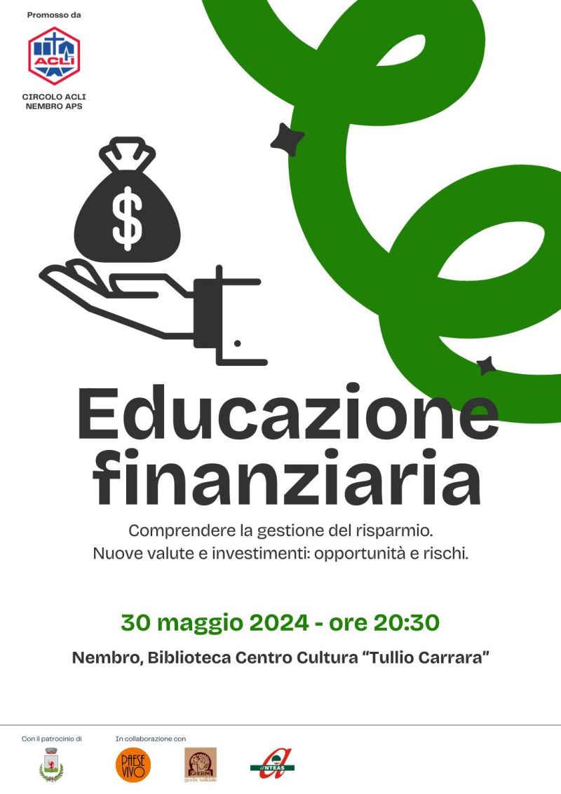 Educazione finanziaria - Circolo Acli Nembro (BG)