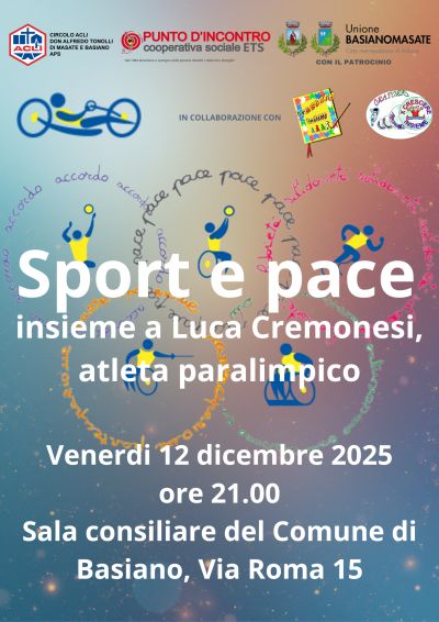 Sport e pace - Basiano (MI) - Circolo Acli Masate e Basiano (MI)