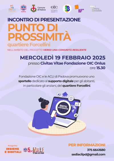 Incontro di presentazione: Punto di prossimità - Acli Padova (PD)