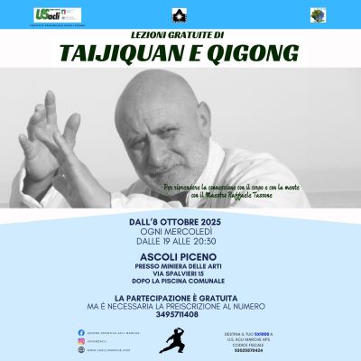 Lezioni di Taijiquan e Qigong - Ascoli Piceno - US Acli Marche