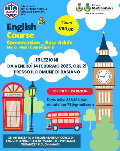 English Course - Circolo Acli Masate e Basiano (MI)