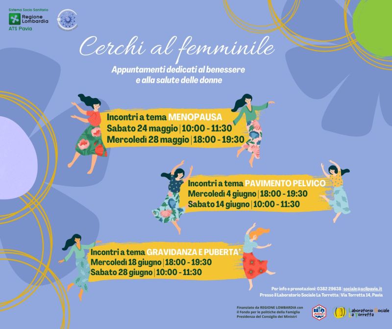 Cerchi al femminile - Pavia - Laboratorio Sociale La Torretta (PV)