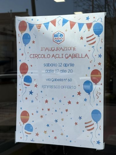 Inaugurazione Circolo Acli Gabella - Acli Ancona (AN)