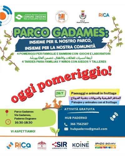 PARCO GADAMES - PADERNO DUGNANO (MI) - CIRCOLO ACLI PADERNO DUGNANO (MI)