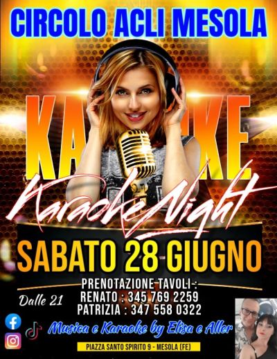 Karaoke Night - Mesola (FE) - Circolo Acli Mesola (FE)