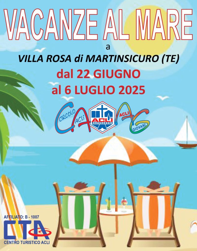 Vacanze al mare - Circolo Acli Bressanone (BZ)