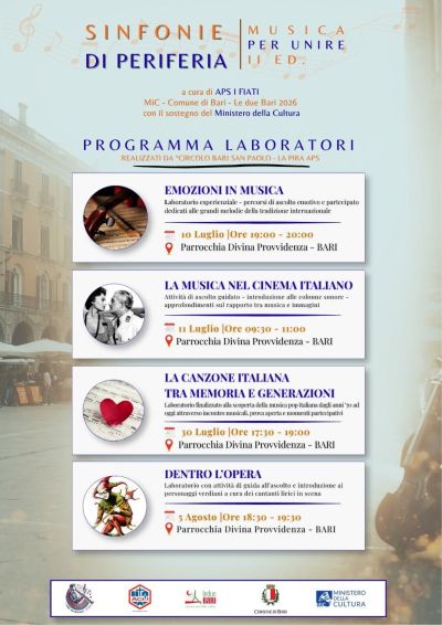 SINFONIE DI PERIFERIA - BARI - CIRCOLO ACLI GIORGIO LA PIRA BARI (BA)