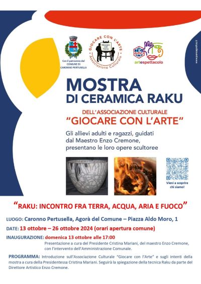 Mostra di ceramica di Raku - Acli Arte e Spettacolo Varese (VA)