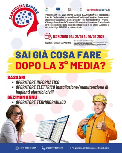 Sai già cosa fare dopo la 3° Media? - AclI Sassari (SS)