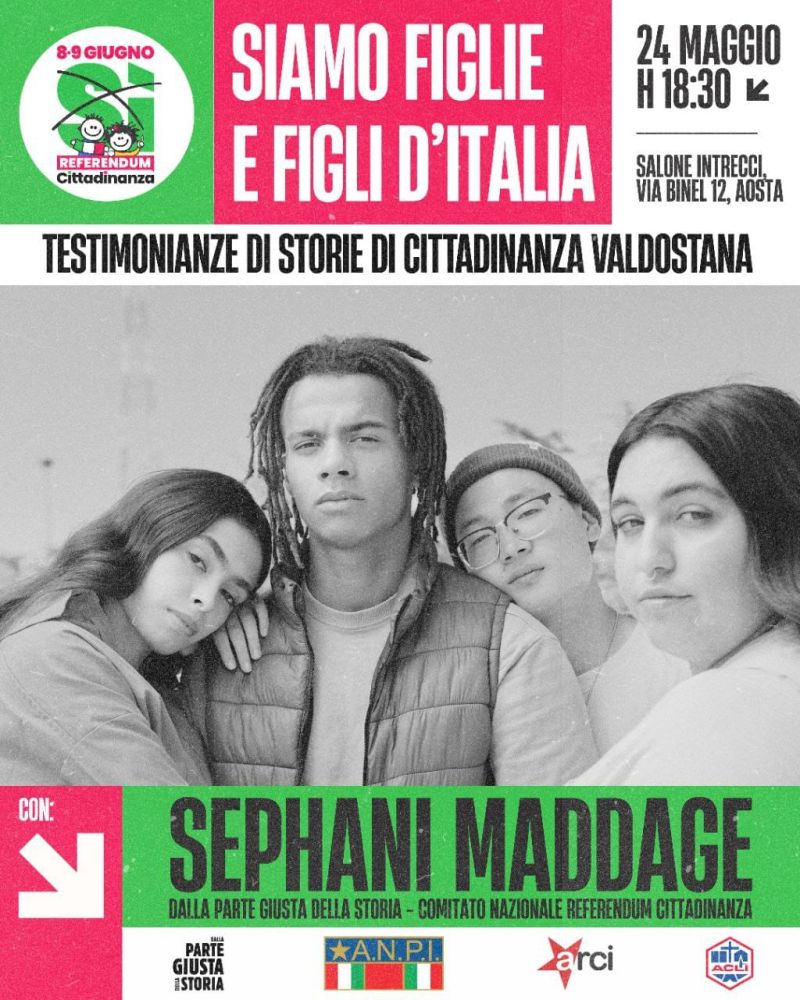 Siamo figlie e figli d'Italia - Aosta - Acli Valle d'Aosta (AO)