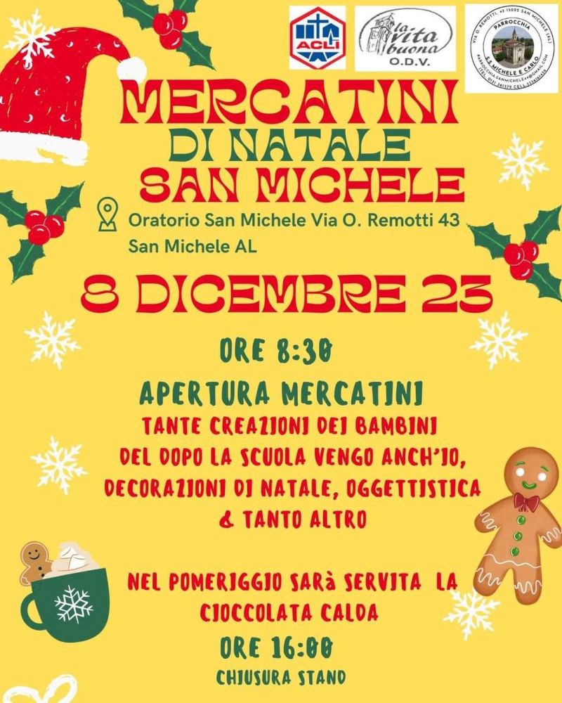 Mercatini di Natale - Circolo Acli San Michele (AL)