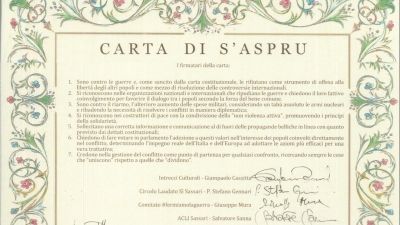 Petizione: Carta di S&#039;Aspru - Acli Sassari (SS)