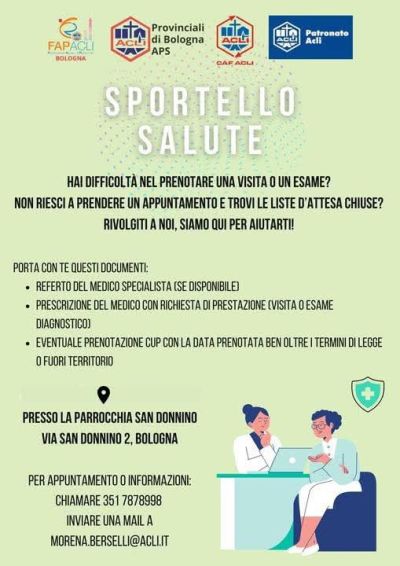 SPORTELLO SALUTE - BOLOGNA