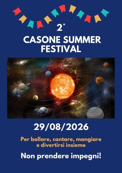 2° CASONE SUMMER FESTIVAL - CIRCOLO ACLI CASSANA (SP)