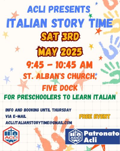 Italian Story Time - Acli Australia