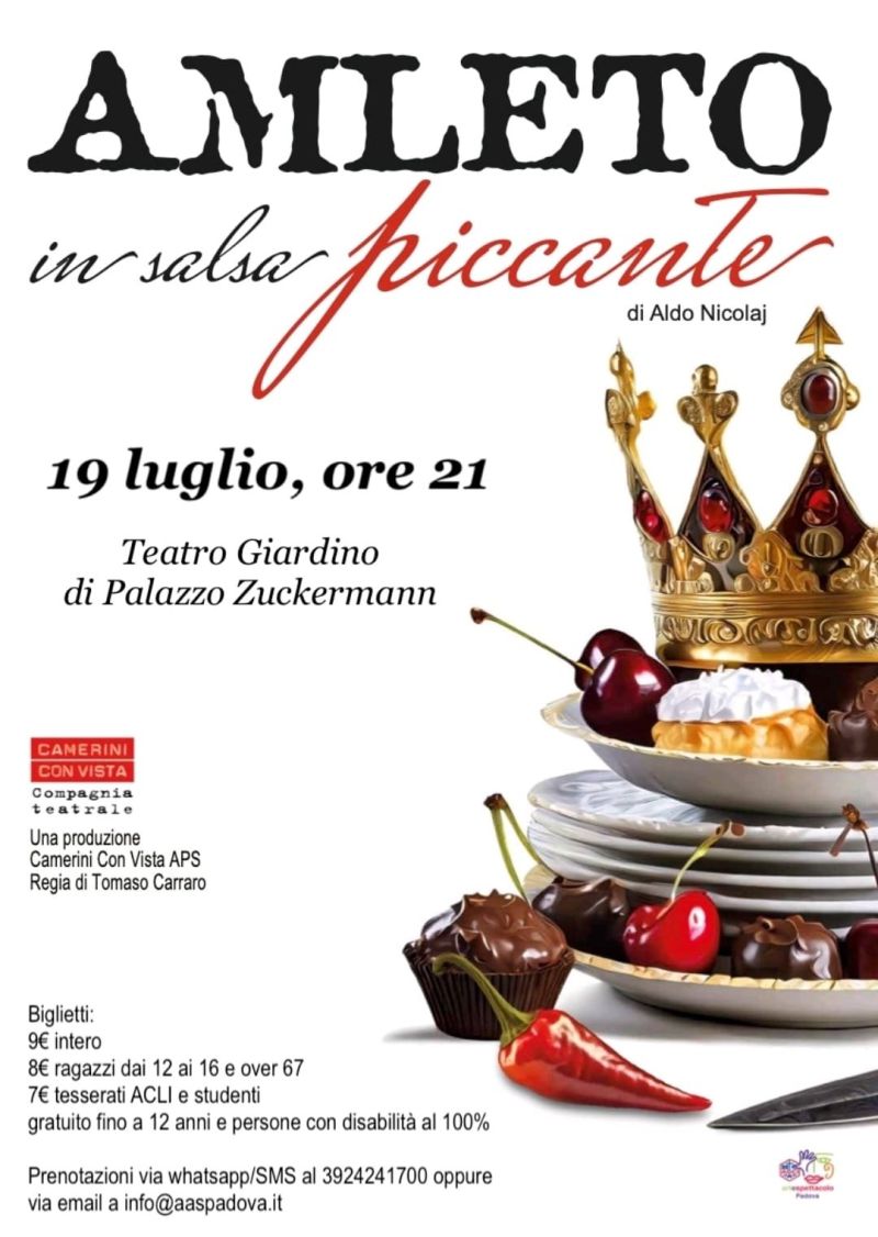 Amleto in salsa piccante - Padova - Acli Arte e Spettacolo Padova (PD)